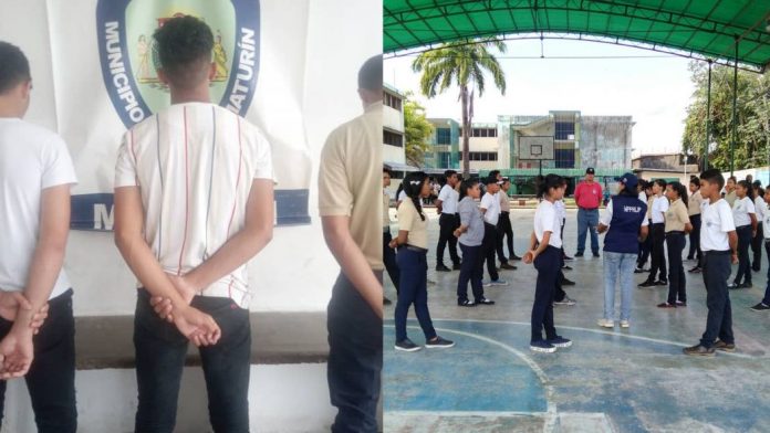 Arrestaron a tres adolescentes en Monagas por golpear y amenazar a un profesor