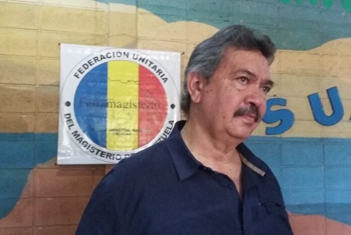Nelson González, presidente de Fetramagisterio