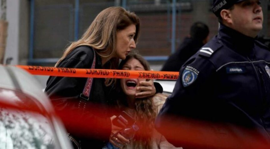 Ocho niños mueren en un tiroteo en escuela de Belgrado