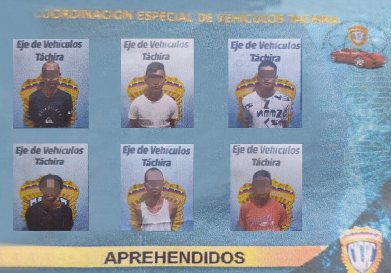 Banda dedicada al hurto y robo de motos desmantelada por el Cicpc en Coloncito