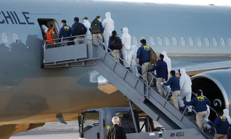 Chile expulsó a 120 venezolanos y colombianos por migración irregular