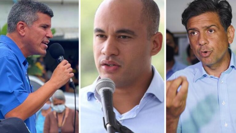 Entre tres candidatos, dos de ellos opositores, se disputan la gobernación de Miranda