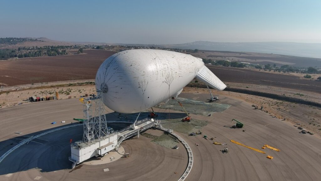 Israel protegerá sus cielos con un enorme zepelín capaz de detectar cualquier tipo de amenaza aérea