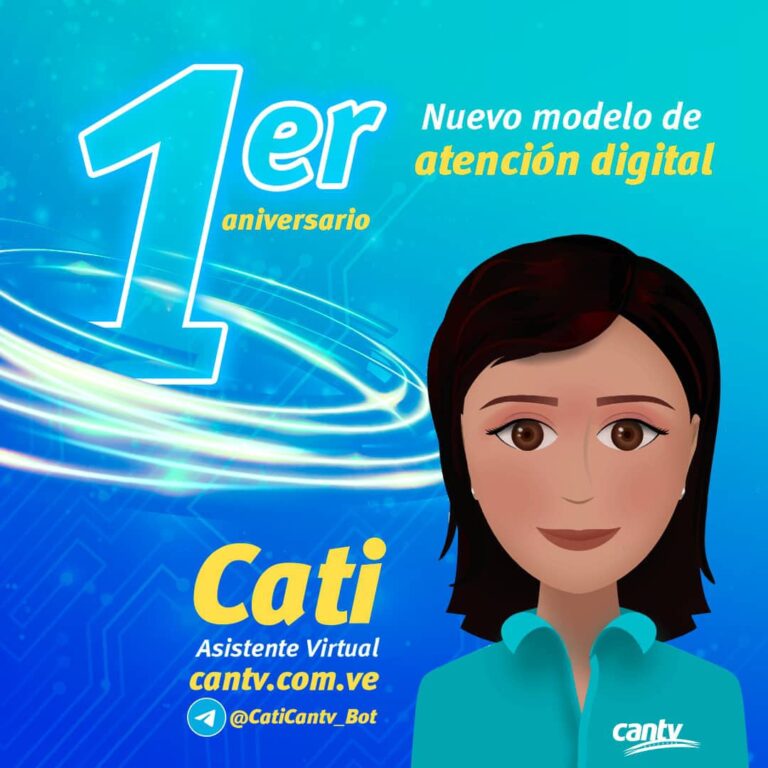 Asistente Virtual de Cantv supera los 6 millones de casos atendidos