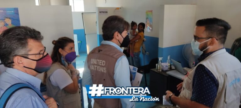 Gianluca Rampolla supervisa trabajos humanitarios de la ONU en la frontera
