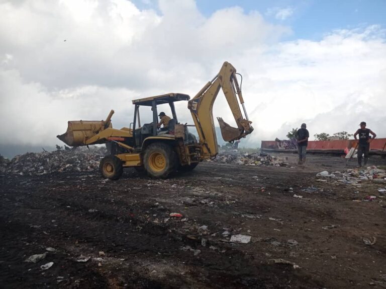 Alcaldía inició intervención en vertedero de Michelena