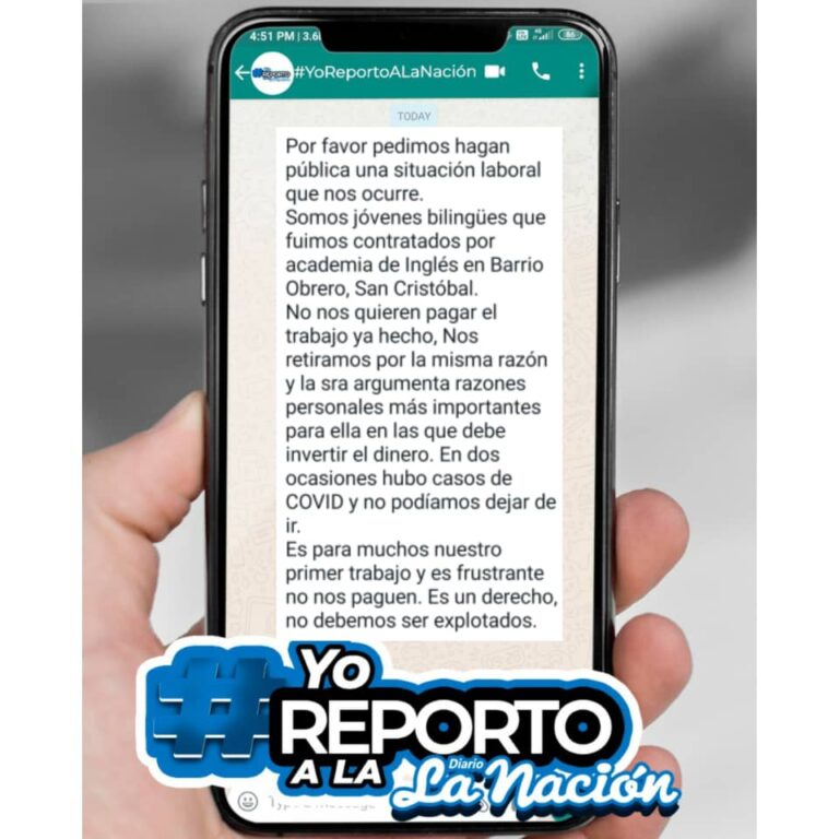 “Exigimos el pago de lo trabajado”