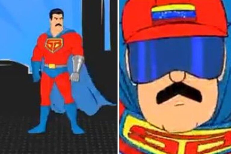 «Súper Bigote», el dibujo animado en el que Maduro es un héroe que lucha contra el imperio yankee