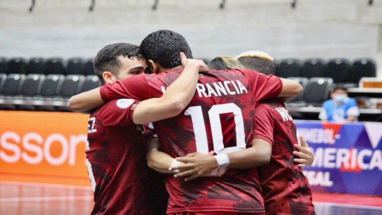 Vinotinto de futsal debuta con triunfo en la Copa América Paraguay 2022