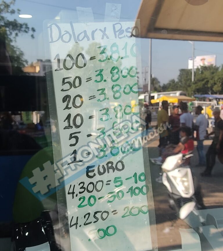 En aumento el precio del dólar en La Parada