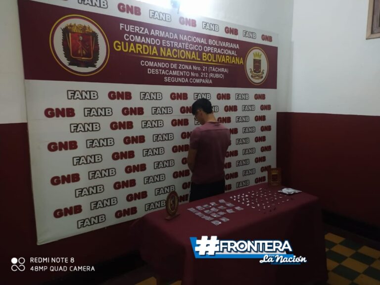 Detienen a hombre con 76 minienvoltorios de marihuana en Rubio