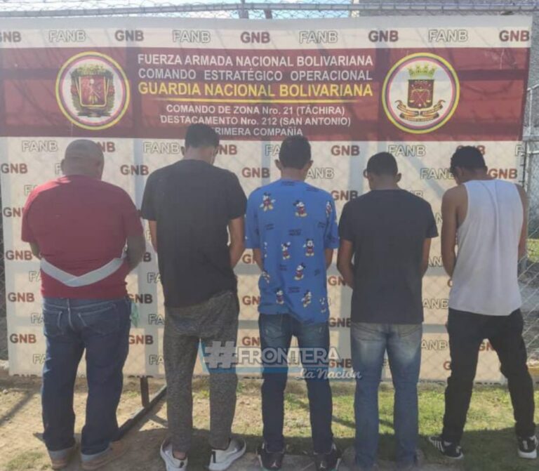 Desmantelan grupo de delincuencia organizada con presuntos vínculos con el Tren de Aragua