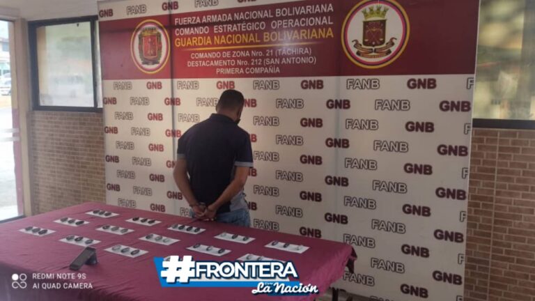 Aprehenden a hombre en Peracal con 46 dediles de cocaína en su estómago