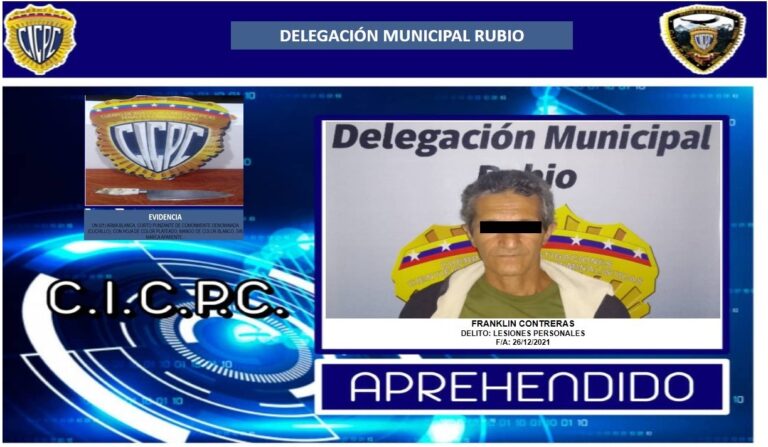 Detienen a un sujeto que atacó a su patrón con un cuchillo