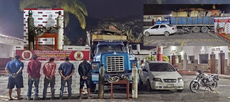 Interceptan 20 toneladas de material estratégico en vía a San Pedro del Río