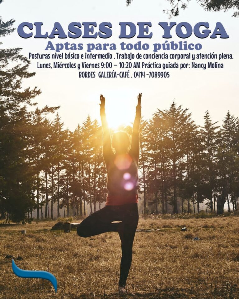 Yoga, teatro y plástica se unen en Bordes Café