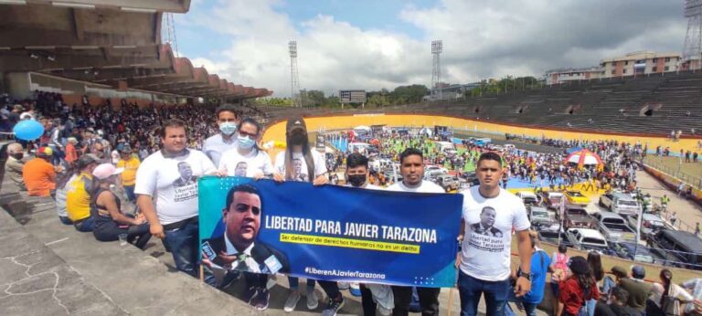 Manifestaron por liberación de Tarazona en última etapa de la Vuelta al Táchira