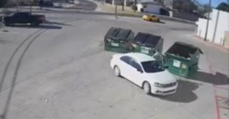 Video captó a joven hispana de 18 años tirando a su bebé recién nacido en un basurero; el niño sobrevivió