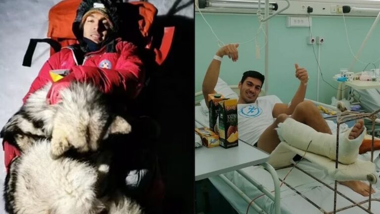 Perrito evitó que su dueño lesionado se congelara en lo alto de una montaña