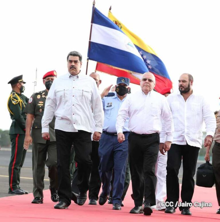 Maduro llegó a Managua para la toma de posesión de Daniel Ortega