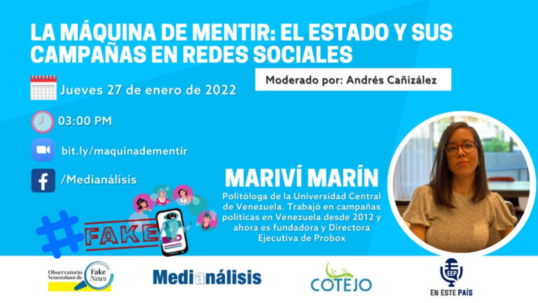 “Estado venezolano manipula la conversación virtual con una tropa de perfiles automatizados”