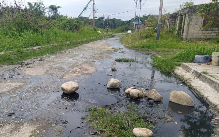 Colapsó sistema de cloacas en sectores de El Piñal