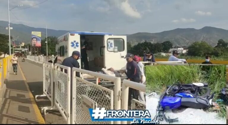 Trasladaron a Cúcuta a hombre lesionado en accidente registrado en la vía hacia Apartaderos