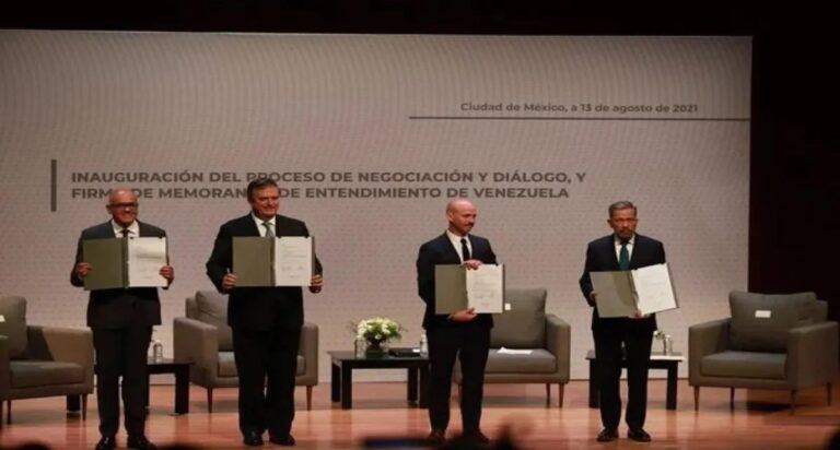 EE.UU., otros 19 países y la UE urgen  retomar diálogo de Venezuela en México