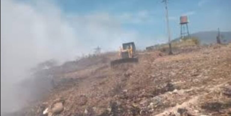 Cerrado vertedero de Ureña por avería de una máquina