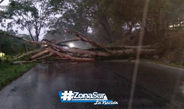 Lluvias restringen movilidad en la zona sur del estado