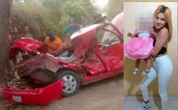 Mueren madre e hija en aparatoso accidente de tránsito