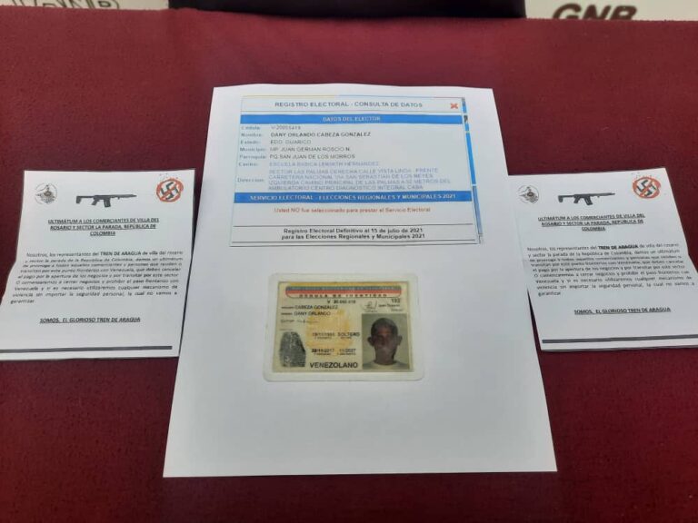 Cae en la frontera otro integrante del Tren de Aragua