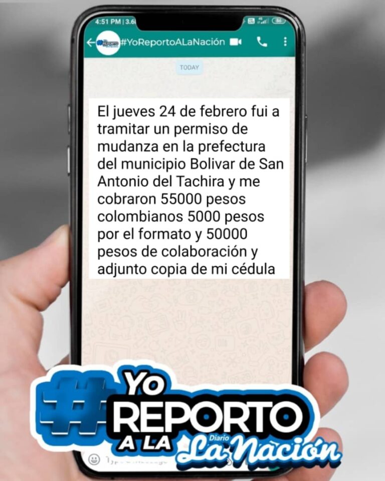 “Hay que pagar 55 mil pesos para tramitar un permiso de mudanza en San Antonio”