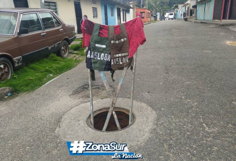 Una boca de visita sin tapa representa riesgo para piñalenses