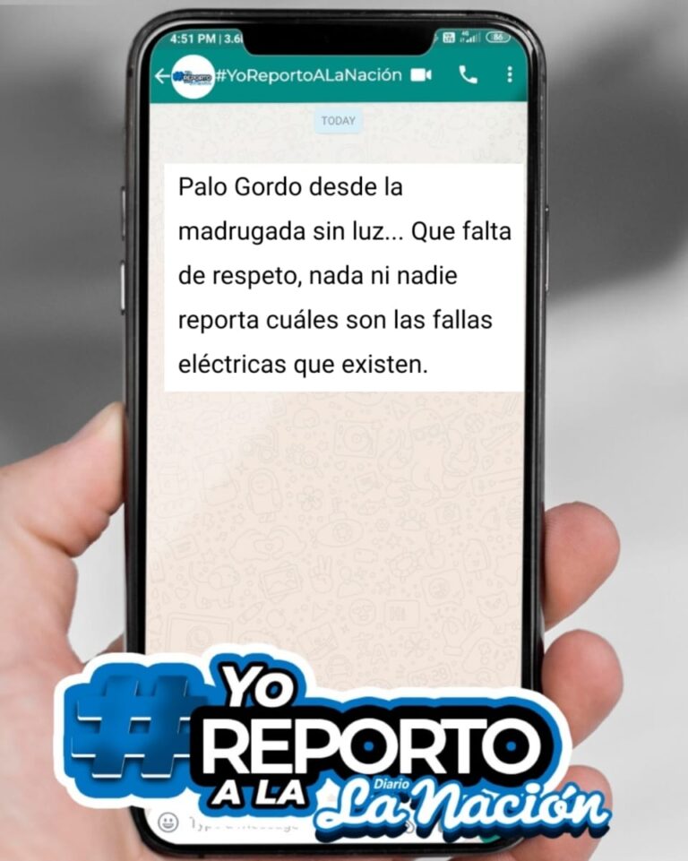 Residentes de Palo Gordo denuncian continuos cortes de electricidad