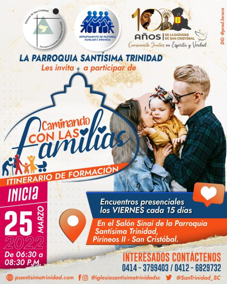 Caminando con las familias  en la Santísima Trinidad
