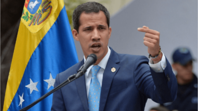 Juan Guaidó está en Colombia y cruzó la frontera a pié