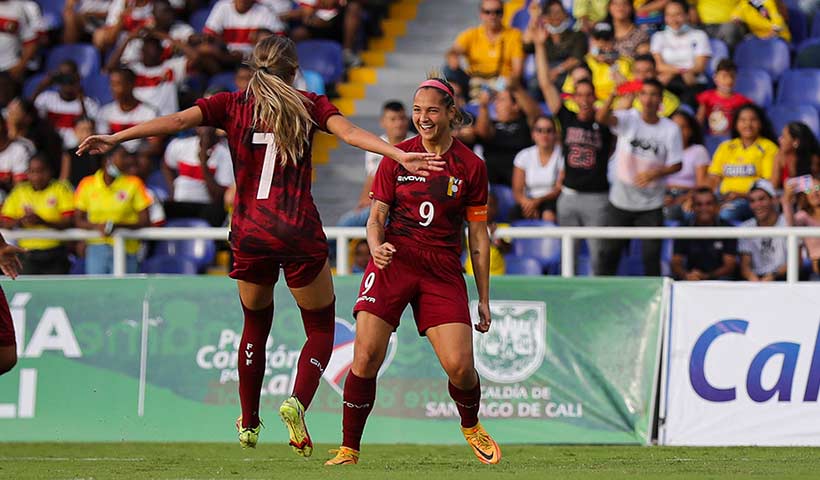 La Vinotinto femenina empata a dos goles en su amistoso contra Colombia