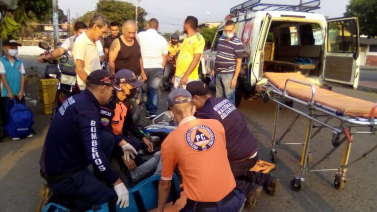 Hombre lesionado en Ureña tras perder el control de su moto