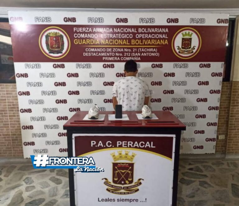 Capturan en Peracal a hombre con cocaína oculta en sus zapatos