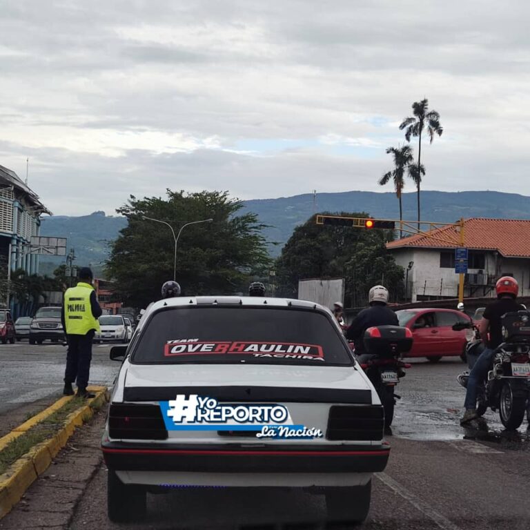 Operativo contra las infracciones de tránsito realiza Politáchira