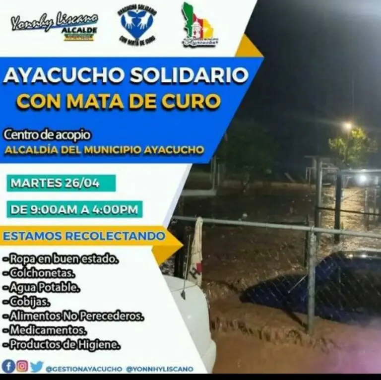 Instalan centros de acopio en ayuda a los habitantes de Mata de Curo