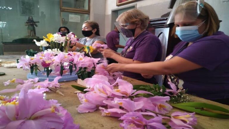 Estiman recolectar más de seis mil orquídeas para el Nazareno de San Pablo