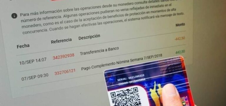 Por razones de seguridad el sistema Patria está limitando algunas operaciones