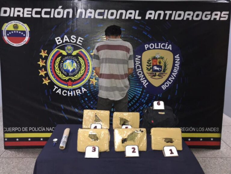 Detenido con más de dos kilos de marihuana en La Machirí
