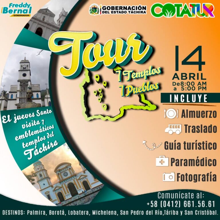 Cotatur organiza visita a 7 templos en 7 pueblos