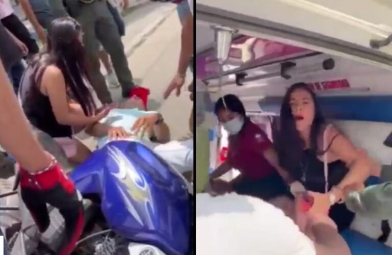 Viral: Joven herido esperando ayuda y su novia tóxica empeñada en la clave del teléfono