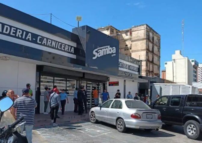 Uno de los negocios atacados el sábado 18 de febrero (Foto: Cortesía)
