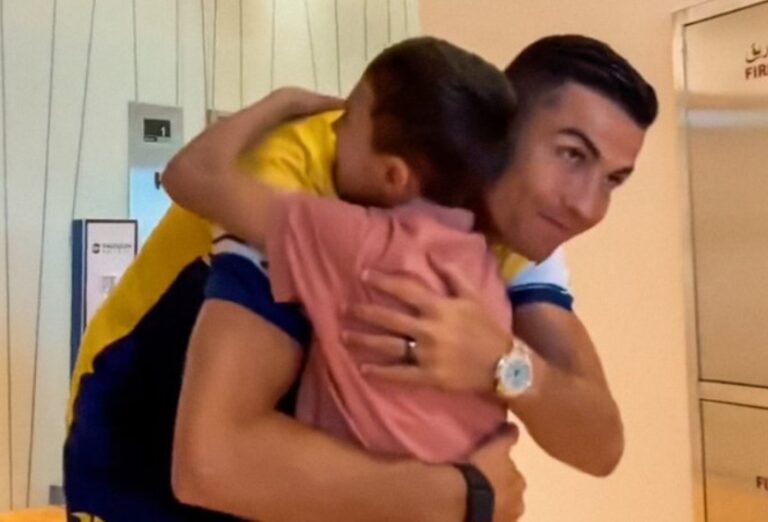 Cristiano Ronaldo cumple sueño de un niño sirio sobreviviente del terremoto