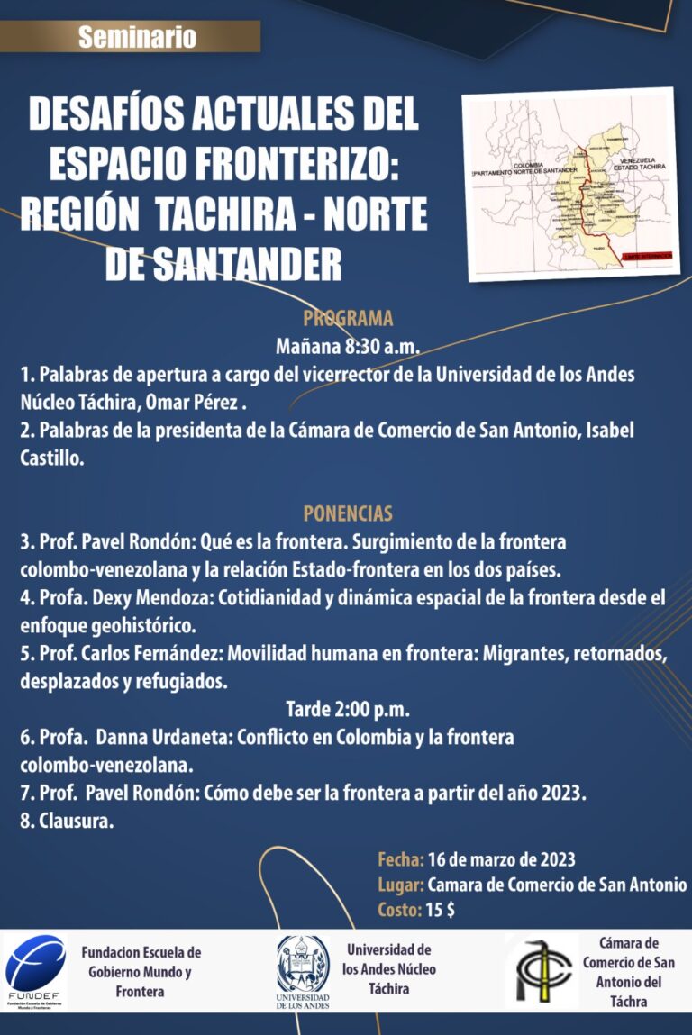 Desafíos del espacio fronterizo #Seminario